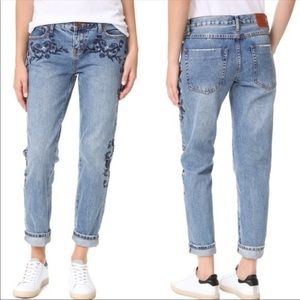One Teaspoon Awesome Baggies Blue Muse Lola Jeans